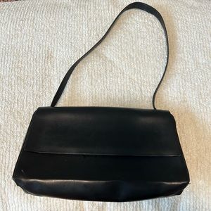 Coccinelle Black Shoulder Bag purse small leather